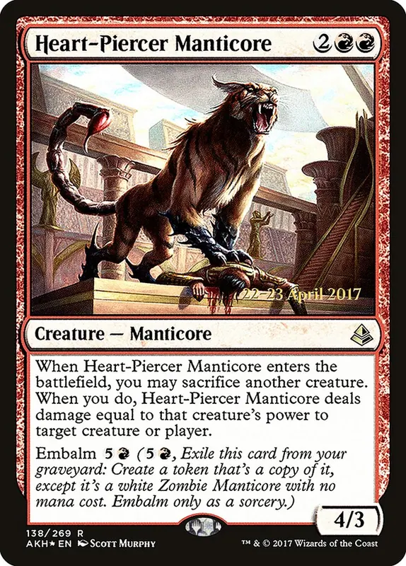 Heart-Piercer Manticore [Amonkhet Promos]