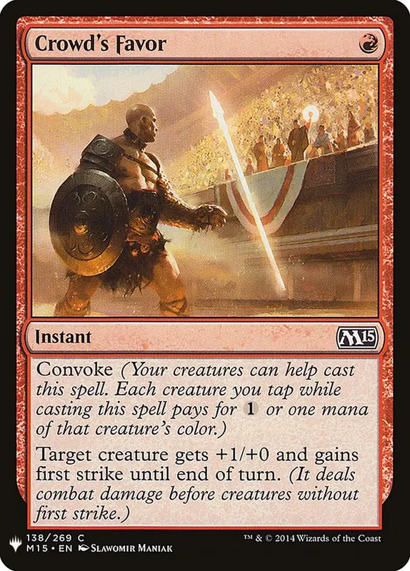 Crowd's Favor [The List]