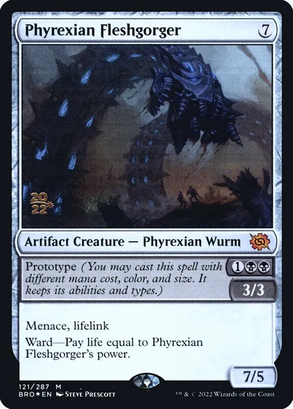 Phyrexian Fleshgorger [The Brothers' War Promos]