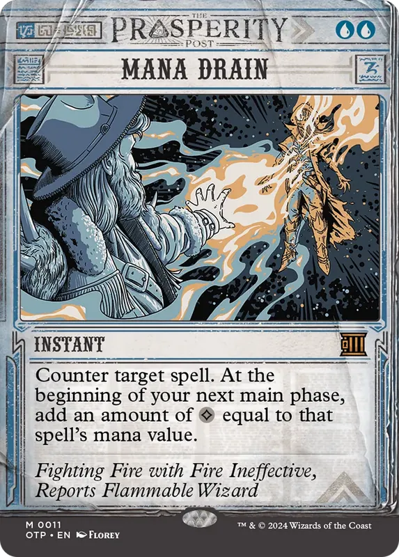 Mana Drain [Outlaws of Thunder Junction: Breaking News] - Español