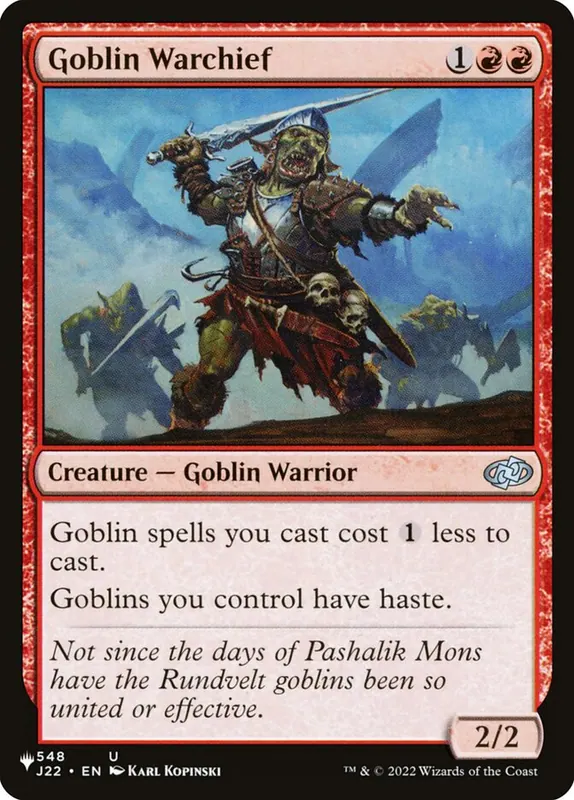 Goblin Warchief [The List]