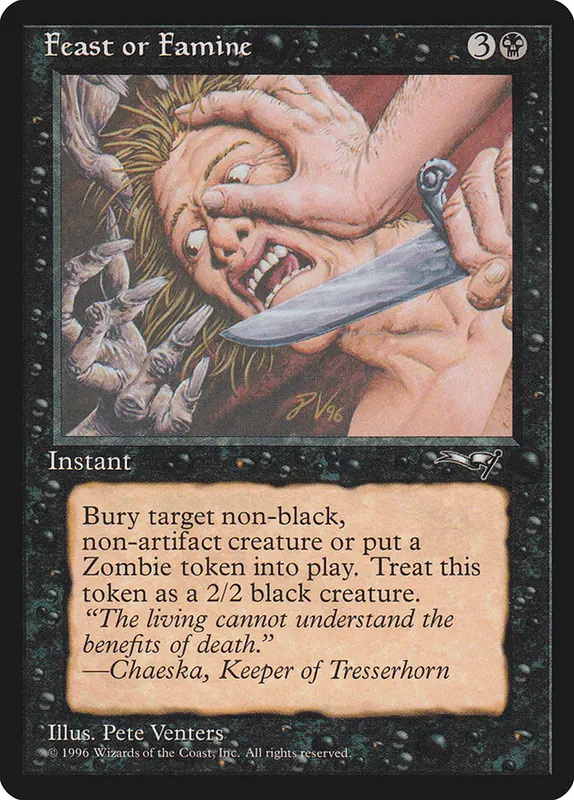 Feast or Famine [Alliances]