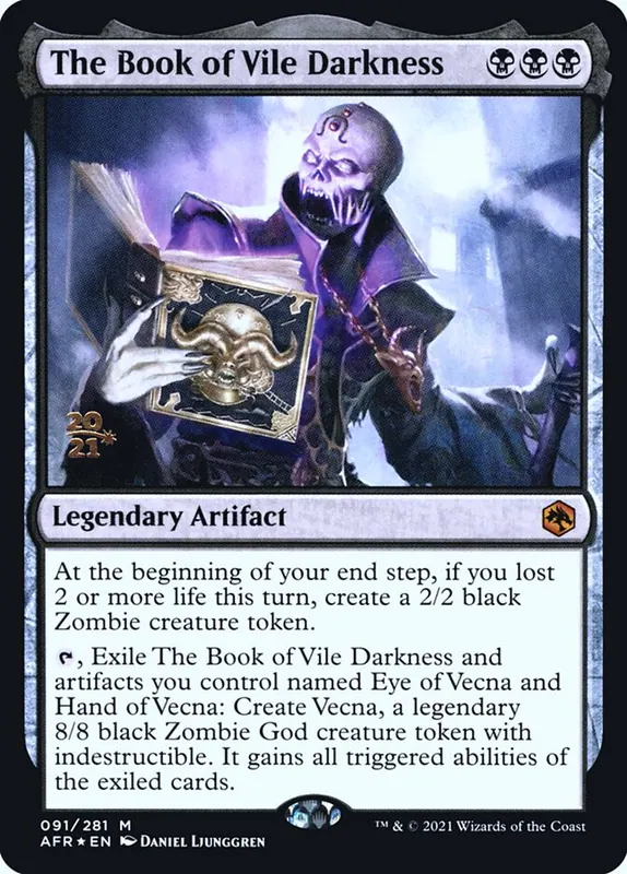 The Book of Vile Darkness [Adventures in the Forgotten Realms Promos]