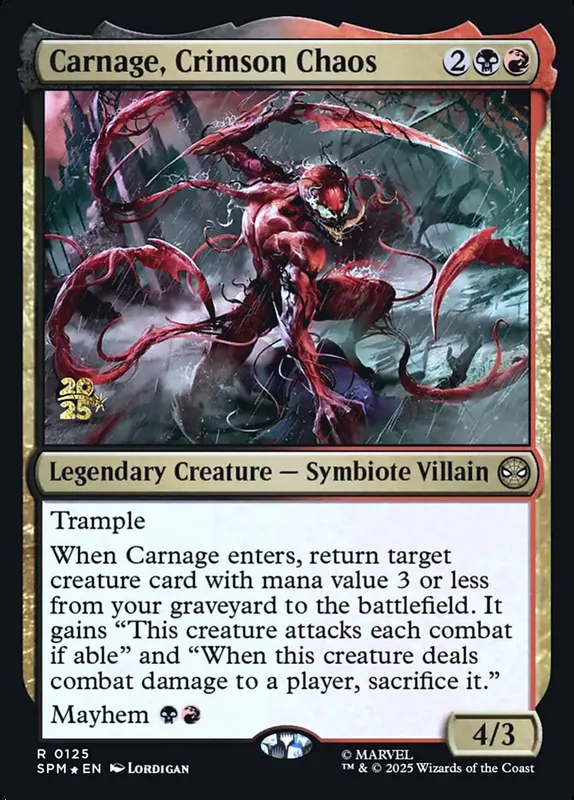 Carnage, Crimson Chaos [Marvel's Spider-Man Promos]