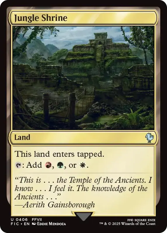 Jungle Shrine (Surge Foil) [FINAL FANTASY Commander]