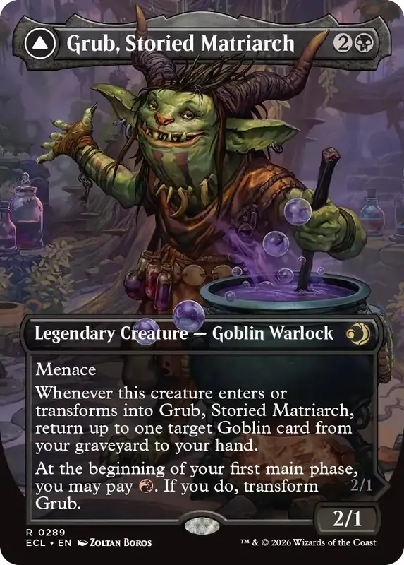 Grub, Storied Matriarch (Borderless) [Lorwyn Eclipsed]