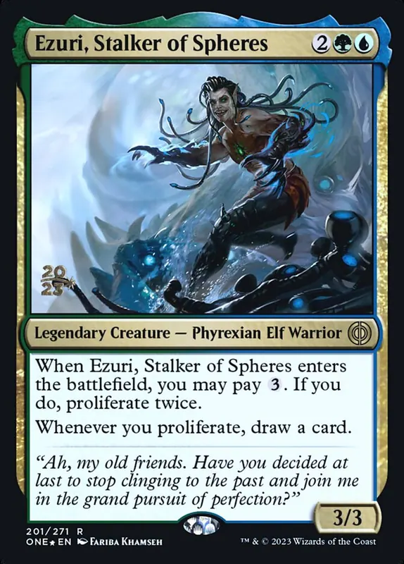 Ezuri, Stalker of Spheres [Phyrexia: All Will Be One Promos]