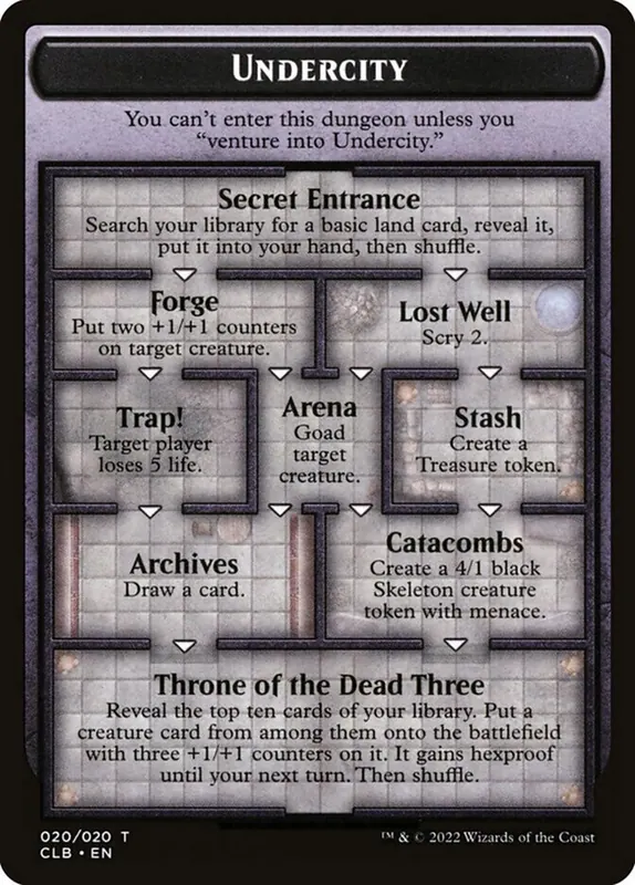 Undercity // The Initiative [Battle for Baldur's Gate Oversized Cards]