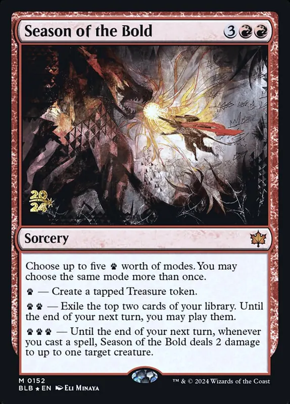 Season of the Bold [Bloomburrow Promos]