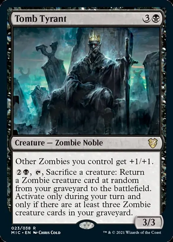 Tomb Tyrant [Innistrad: Midnight Hunt Commander] - Español