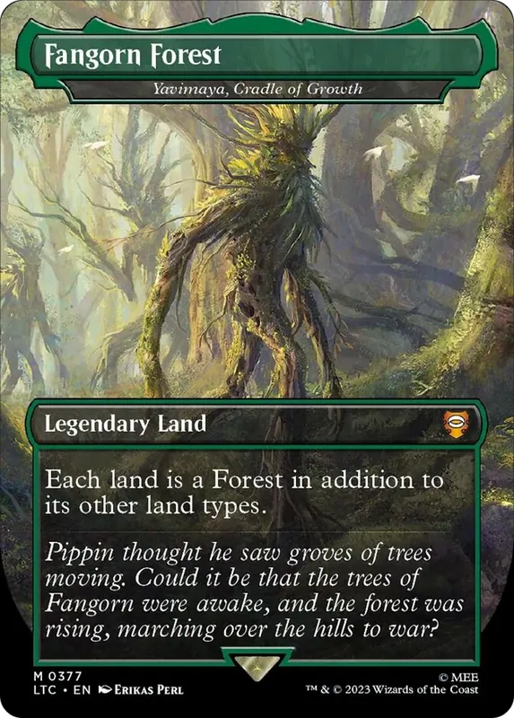 Fangorn Forest - Yavimaya, Cradle of Growth [The Lord of the Rings: Tales of Middle-Earth Commander] - Español