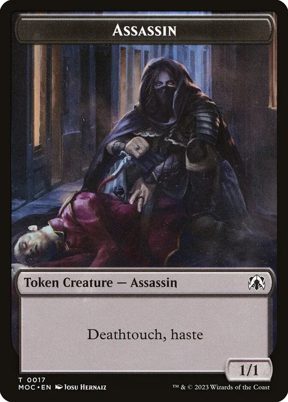 Assassin [March of the Machine Commander Tokens]