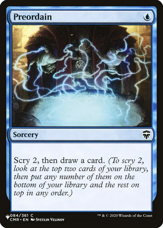 Preordain [The List]