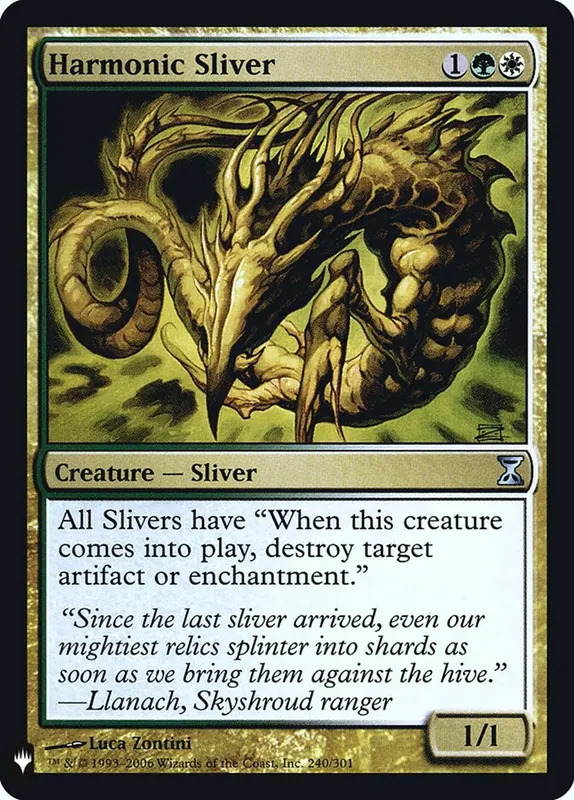 Harmonic Sliver [The List]