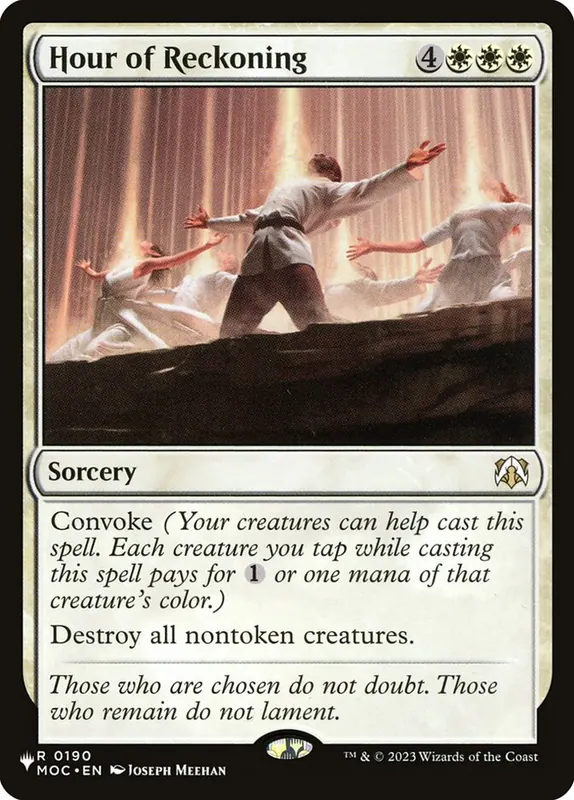 Hour of Reckoning [The List]