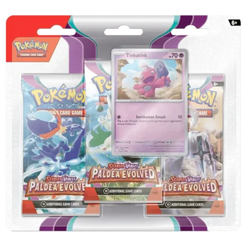 Pokémon Blister Pack Paldea Evolved Tinkatink - Ingles & Español