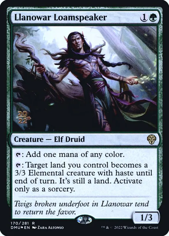 Llanowar Loamspeaker [Dominaria United Promos]