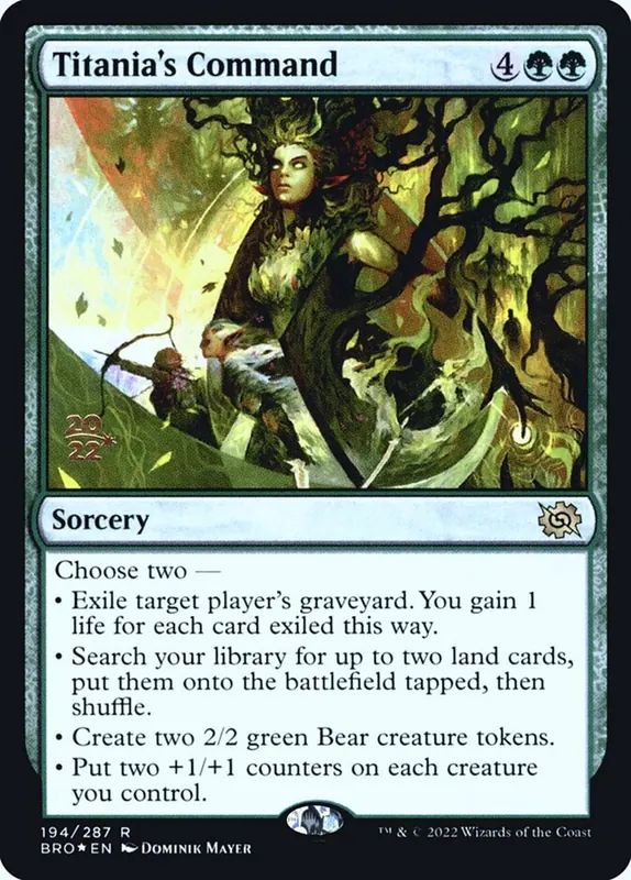 Titania's Command [The Brothers' War Promos]