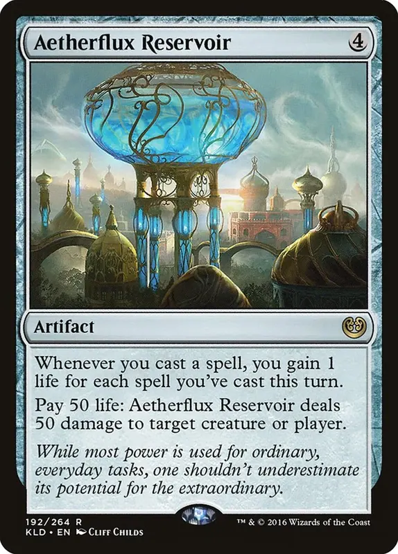 Aetherflux Reservoir [Kaladesh] - Español