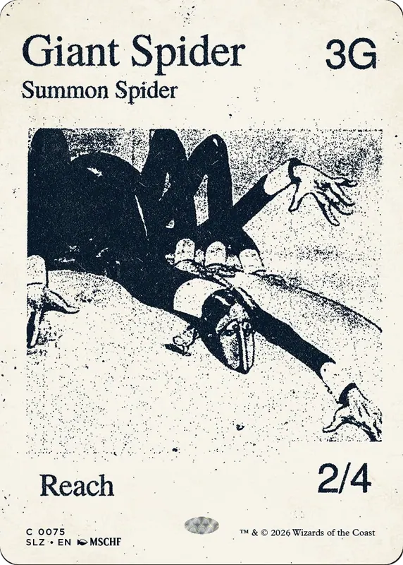 Giant Spider (0075) [Secret Lair x MSCHF: The Zeta Set]