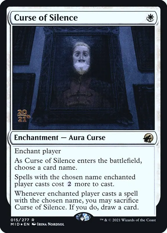Curse of Silence [Innistrad: Midnight Hunt Promos]