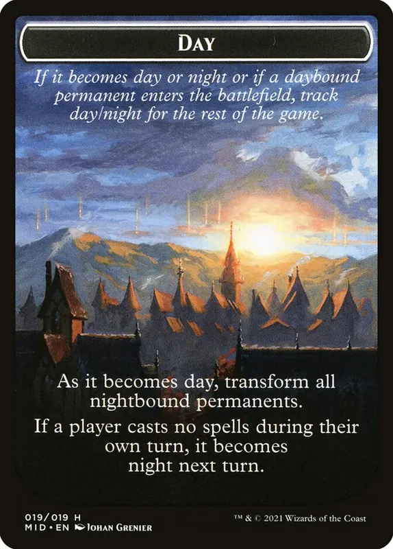 Day // Night [Innistrad: Midnight Hunt Tokens]