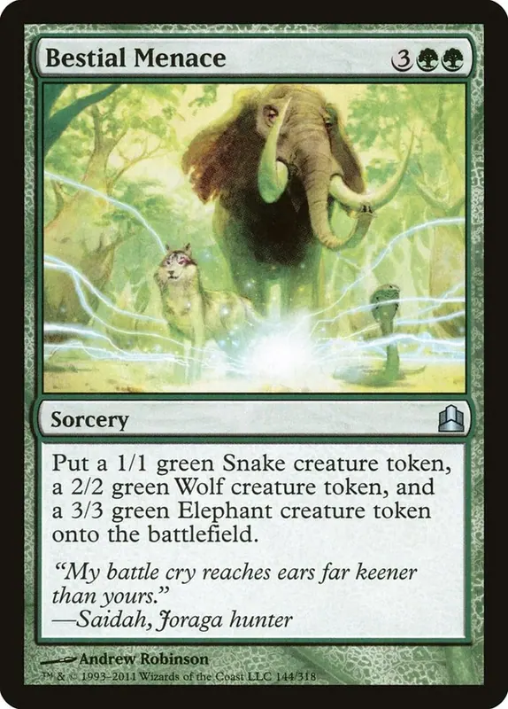 Bestial Menace [Commander 2011]