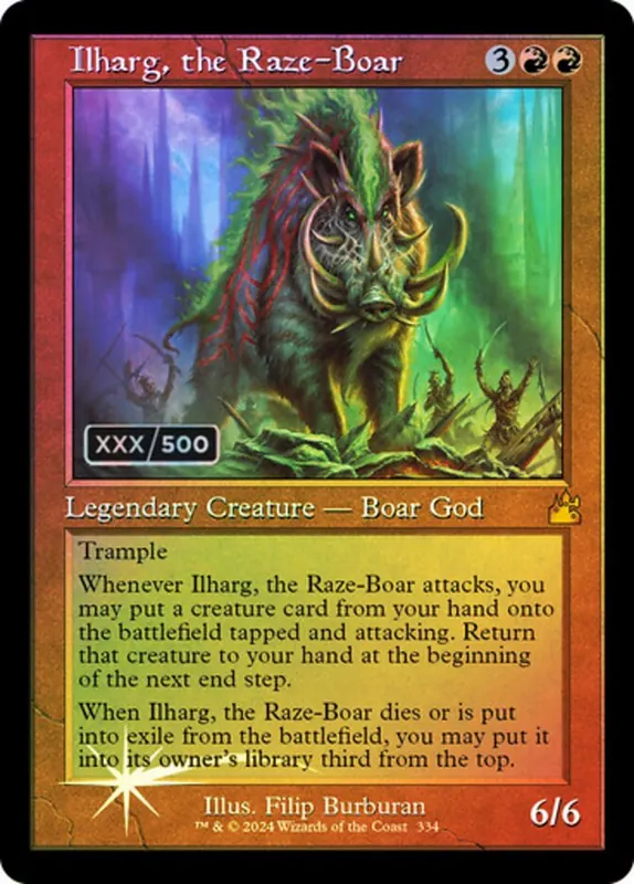 Ilharg, the Raze-Boar [Ravnica Remastered]