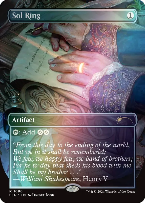 Sol Ring (1696) (Rainbow Foil) [Secret Lair: Sheldon's Spellbook]