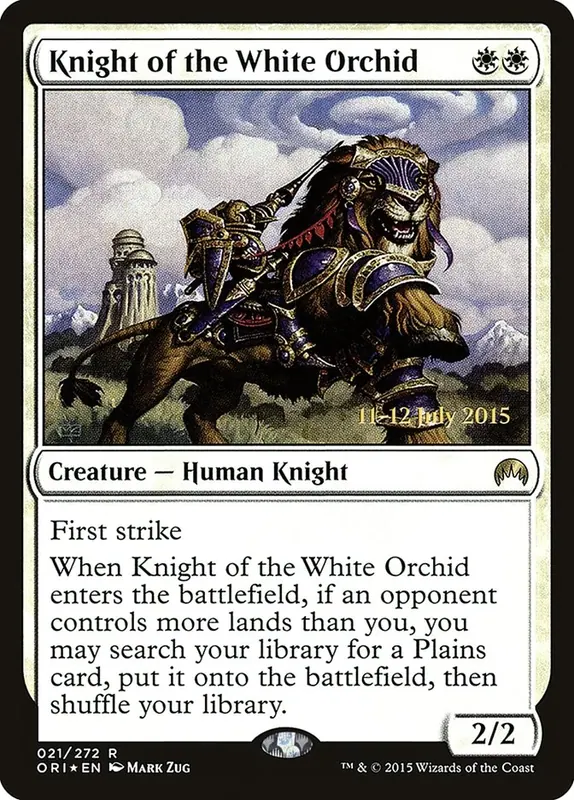 Knight of the White Orchid [Magic Origins Prerelease Promos]