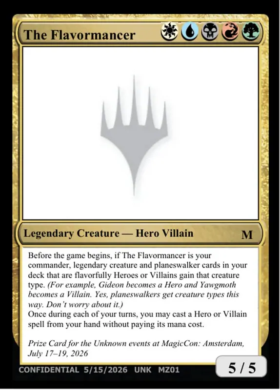 The Flavormancer [Unknown Event]