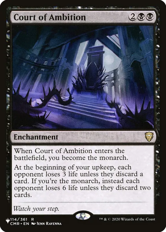 Court of Ambition [The List]