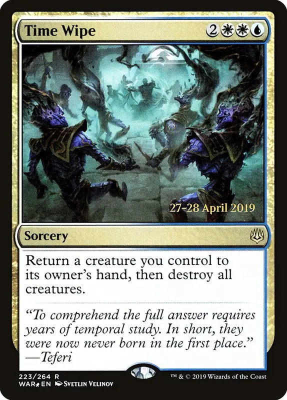 Time Wipe [War of the Spark Promos]