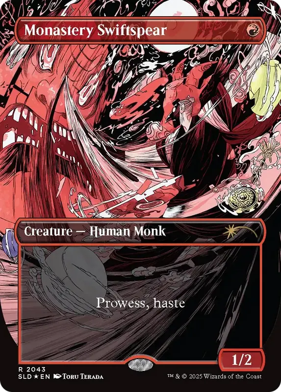 Monastery Swiftspear (2043) (Raised Foil) [Secret Lair Drop Series]