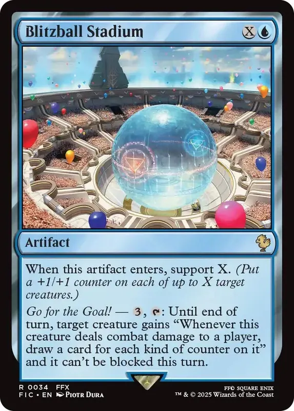 Blitzball Stadium (Surge Foil) [FINAL FANTASY Commander]