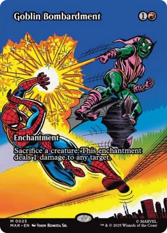 Goblin Bombardment (Borderless) [Marvel Universe: Eternal-Legal]