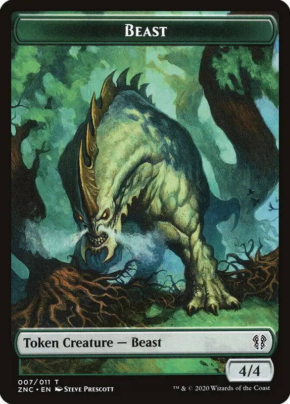 Beast [Zendikar Rising Commander Tokens]