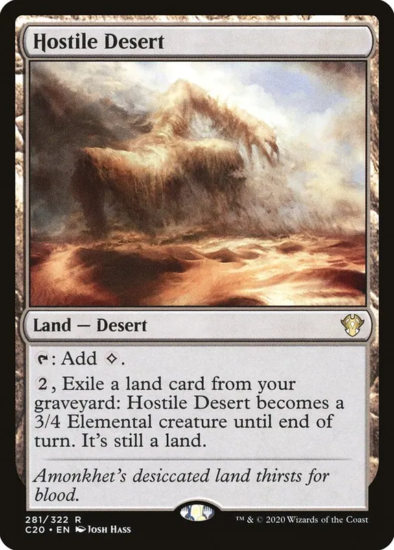 Hostile Desert [Commander 2020]