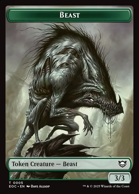 Beast [Edge of Eternities Commander Tokens]