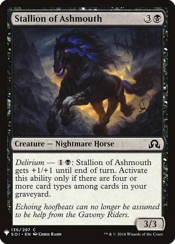 Stallion of Ashmouth [The List]
