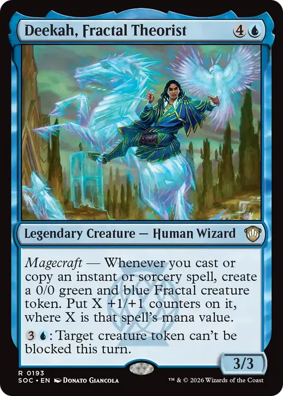 Deekah, Fractal Theorist [Secrets of Strixhaven Commander]