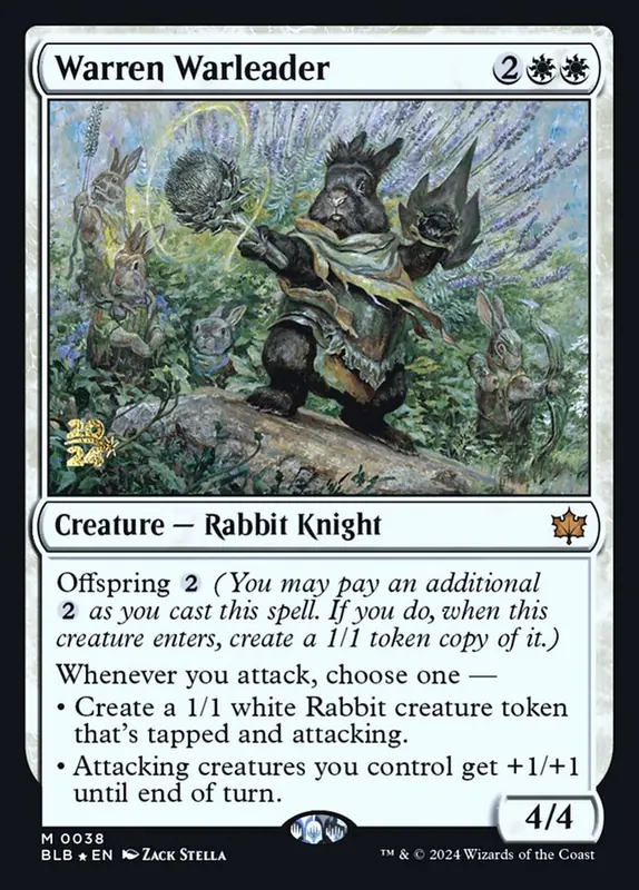 Warren Warleader [Bloomburrow Promos]
