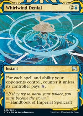 Whirlwind Denial (Foil Etched) [Strixhaven: Mystical Archive]