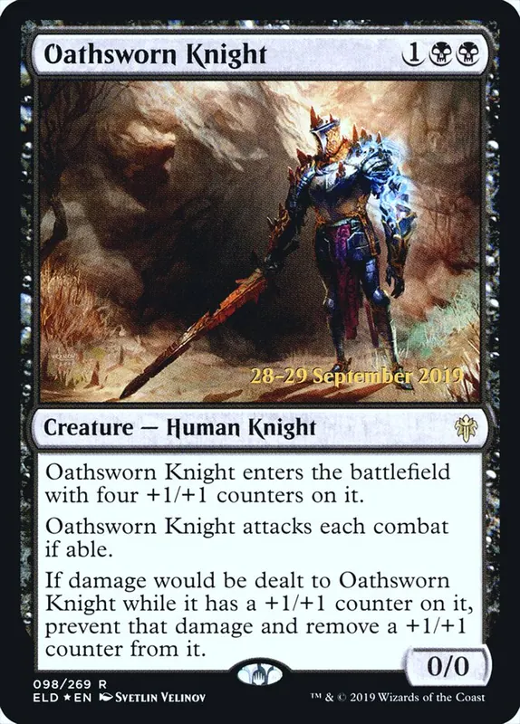 Oathsworn Knight [Throne of Eldraine Promos]