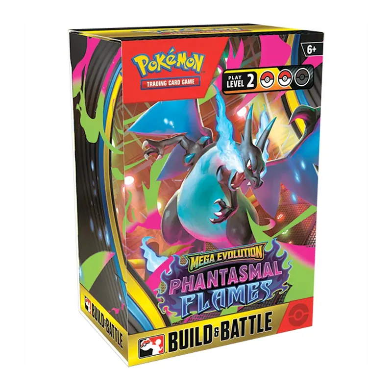 Pokémon - Mega Evolution 02 Phantasmal Flames- Build & Battle Box - Ingles