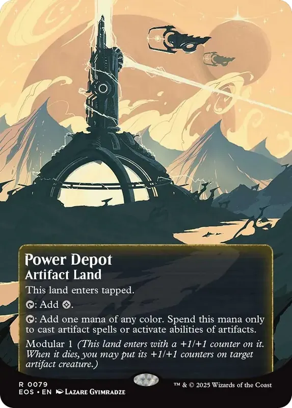 Power Depot (0079) (Borderless) [Edge of Eternities: Stellar Sights]