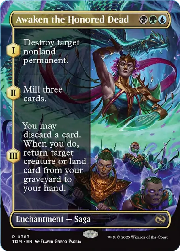 Awaken the Honored Dead (Borderless) [Tarkir: Dragonstorm]