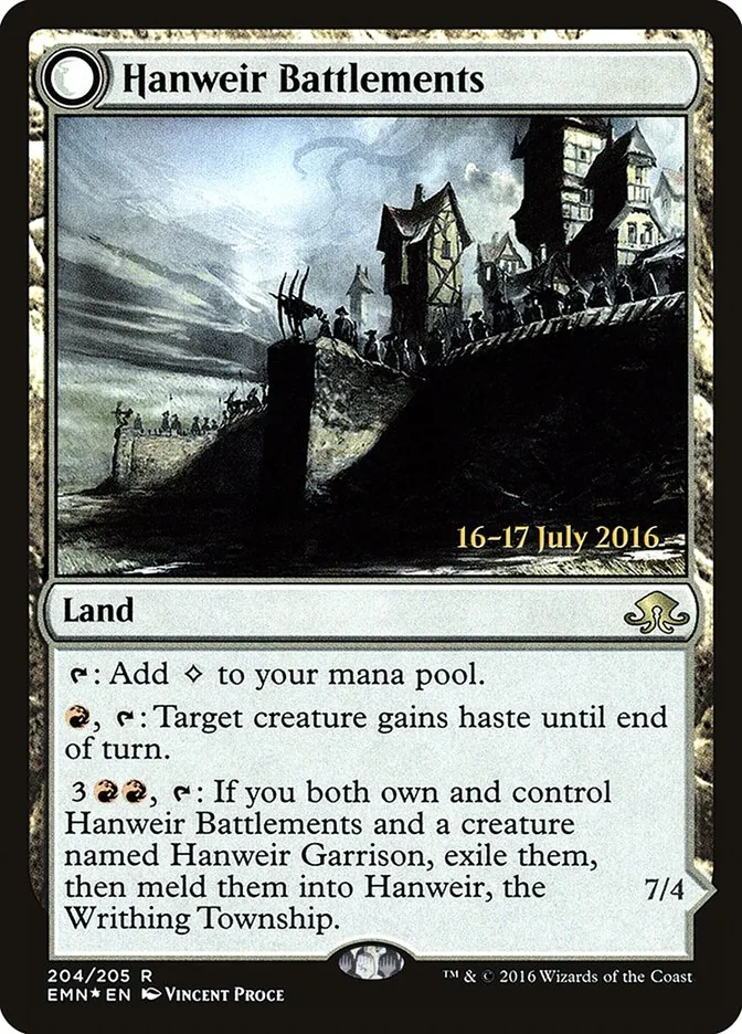 Hanweir Battlements - Español [Eldritch Moon Prerelease Promos]