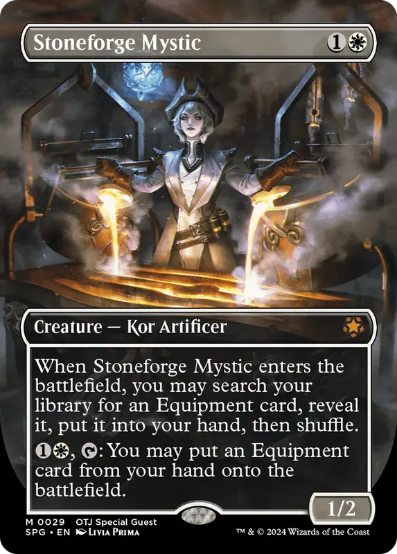 Stoneforge Mystic (Borderless) [Outlaws of Thunder Junction Special Guests] - Español