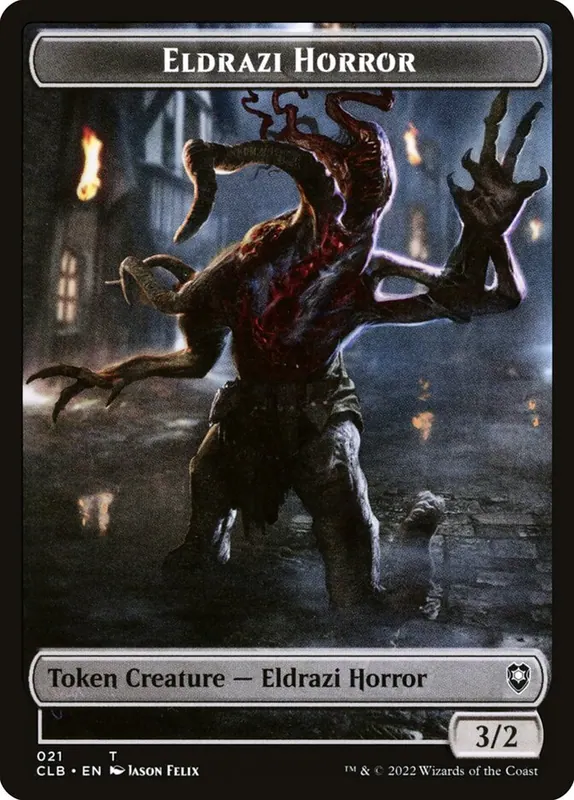 Eldrazi Horror [Battle for Baldur's Gate Tokens]